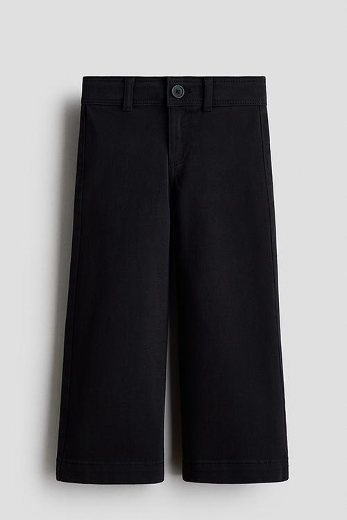 Flared trousers - black
