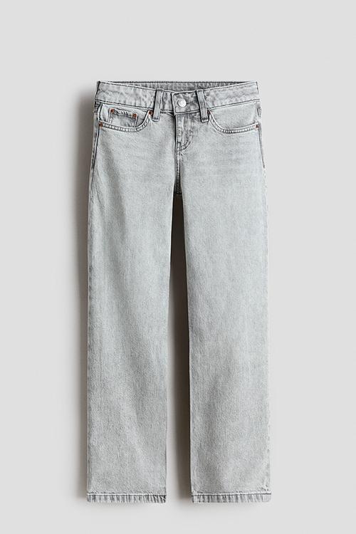 Straight leg jeans - light denim grey