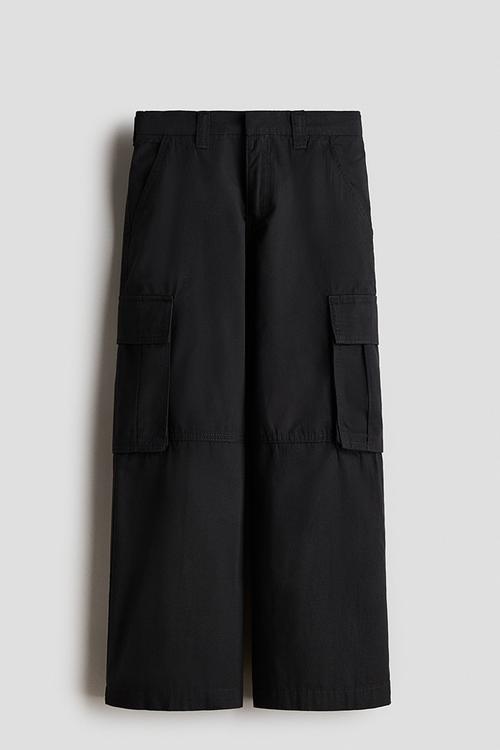 Cargo trousers - black