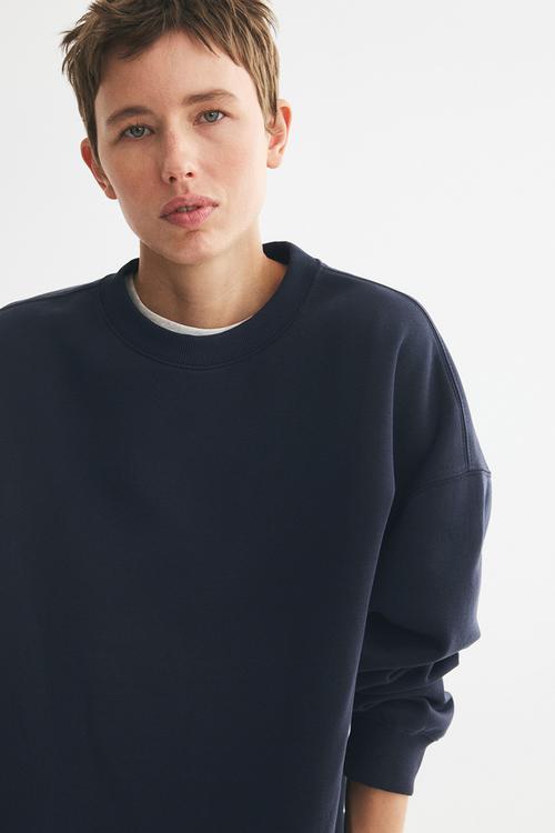 Oversized sweatshirt - dark navy blue