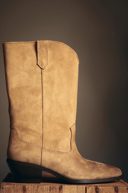 Cowboy boots - light brown