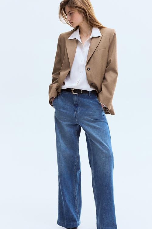 Straight high jeans - denim blue