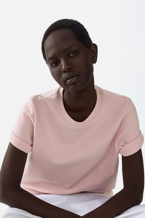 Interlock t-shirt - light pink
