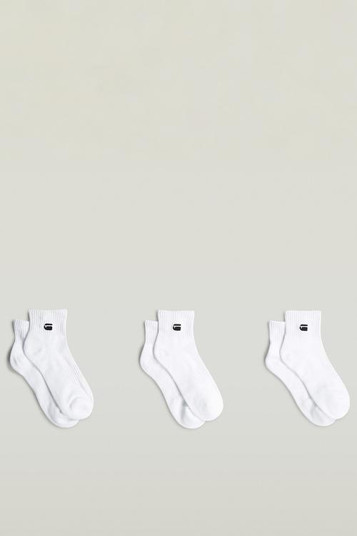 Short Socks 3-Pack - Bright White