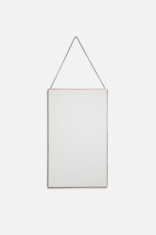 Rectangular mirror - copper