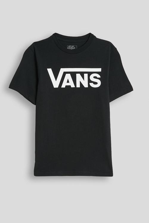 Classic drop v ss crew tee-b - black-white