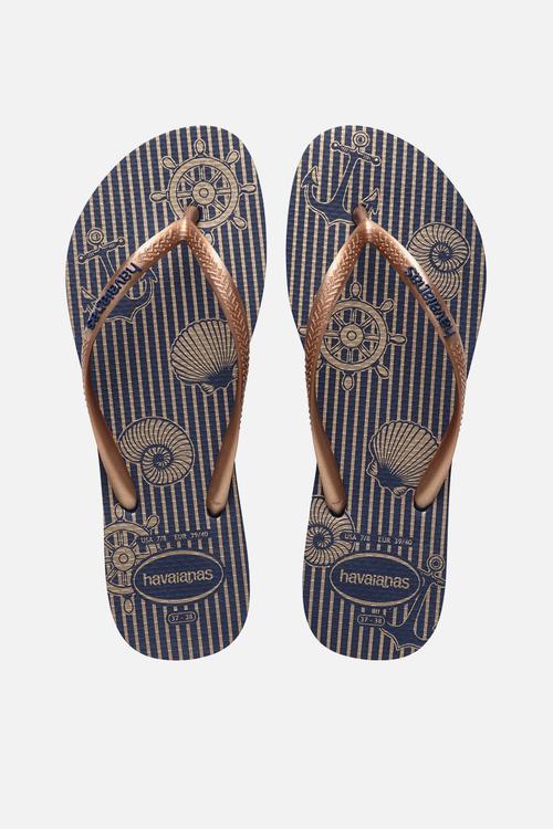 Slim nautical - navy/rose