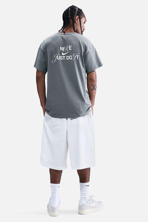 NSW Backprint Just Do It Graphic Tee - Smoke Grey