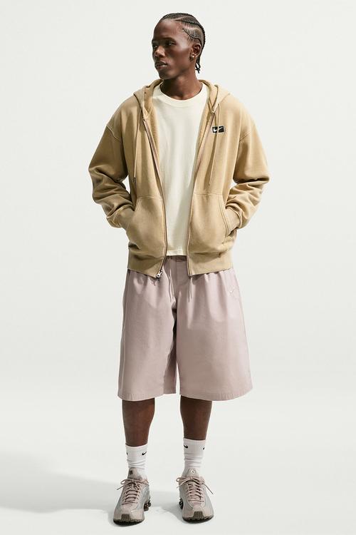 NSW Graphics Full-Zip Hoodie- Beige