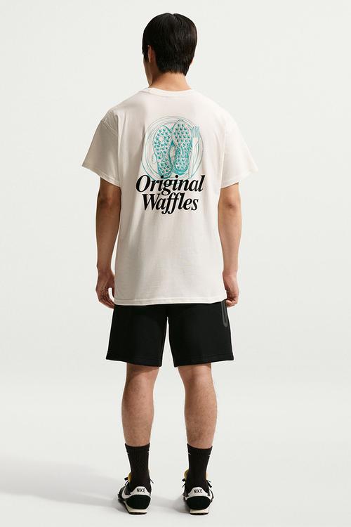 NSW  Waffle Graphic T-Shirt - Sail Cream