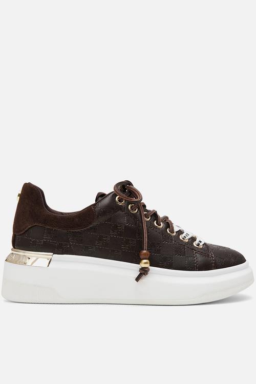 Glider-charm sneaker - chocolate brown