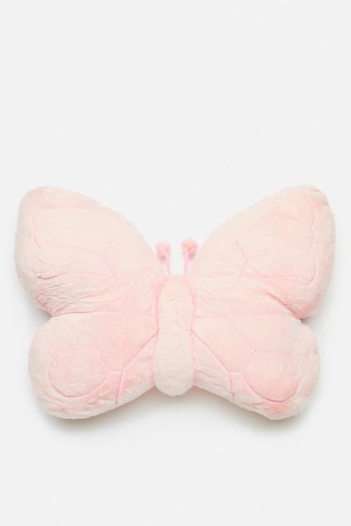 Soft butterfly-shaped cushion - pink