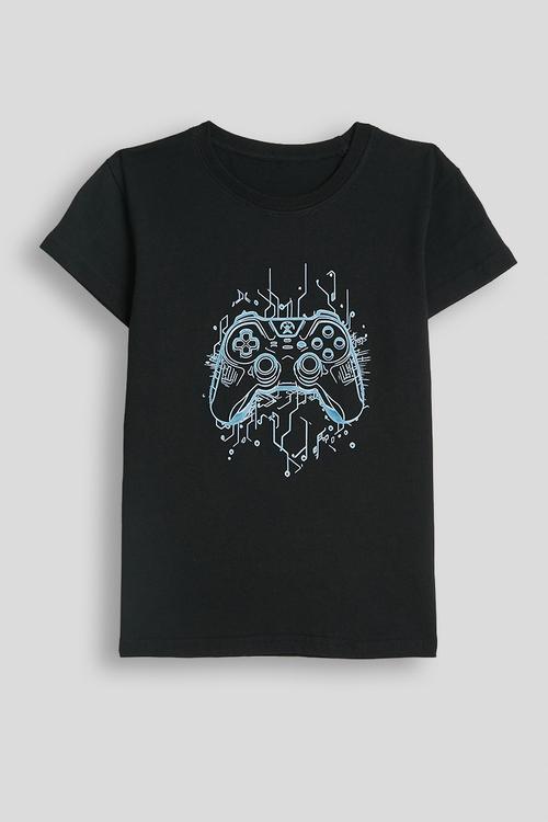Controller graphic tee - black