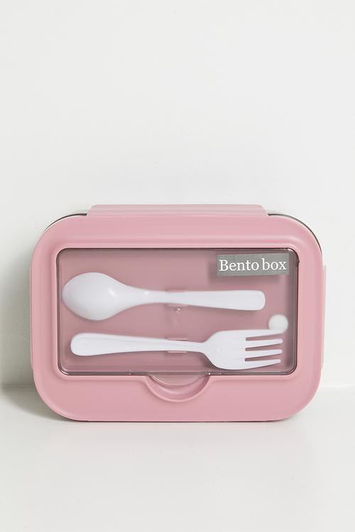 Compartmentalized lunch box - pink
