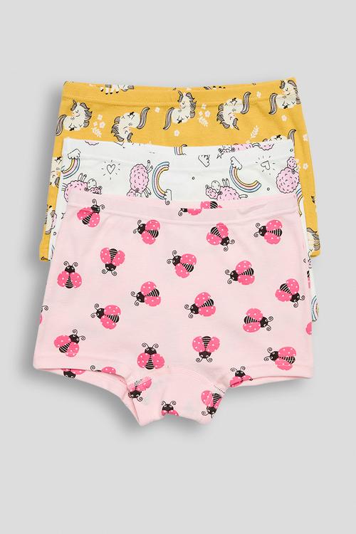 3 pack boyshorts -  aop multi