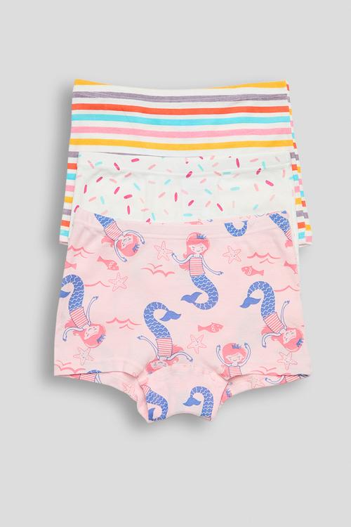 3 pack boyshorts - print multi