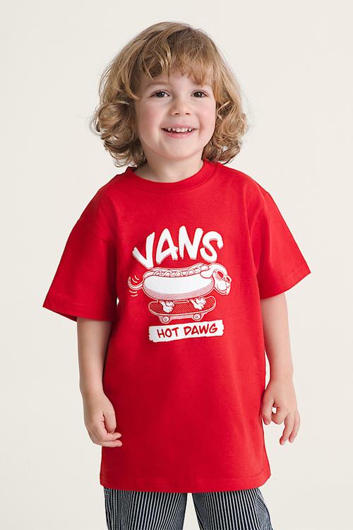 Hot dawg ss tee- racing red
