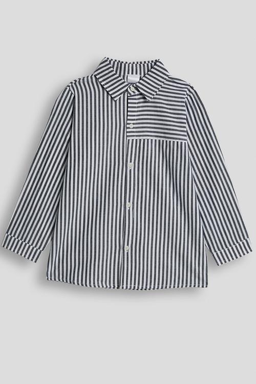 Cuffed shirt - black stripe