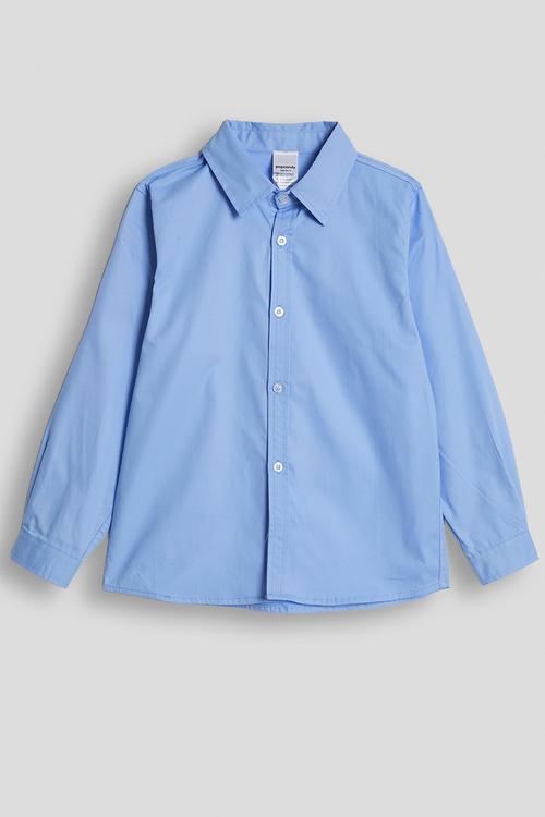 Cuffed shirt - blue