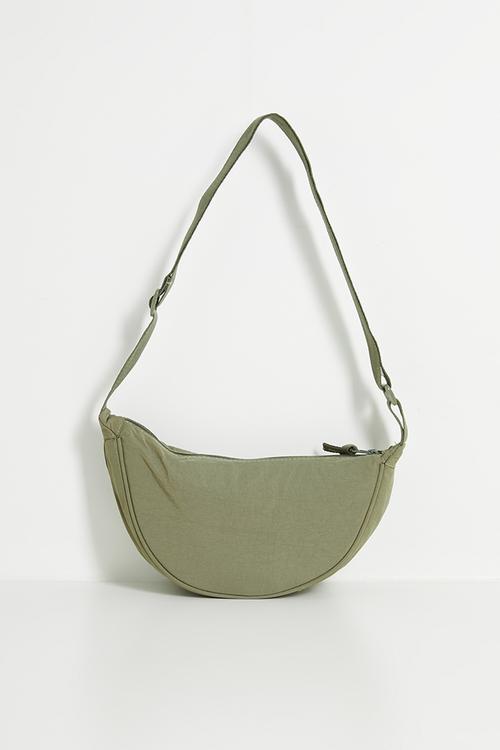 Half moon shoulder bag - olive green
