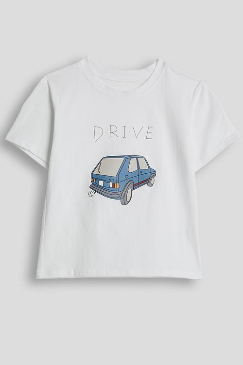 Car graphic tee - off white