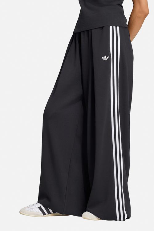 Pleated Track Pants - Black