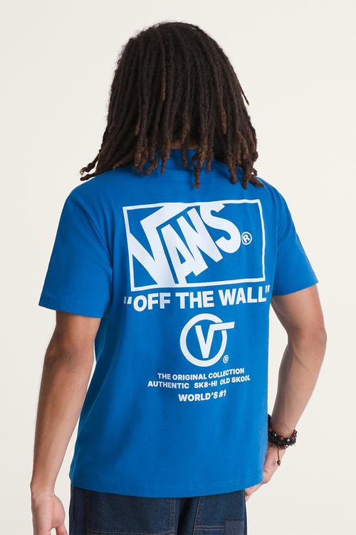 Stacked Hi SS Tee - Classic Blue
