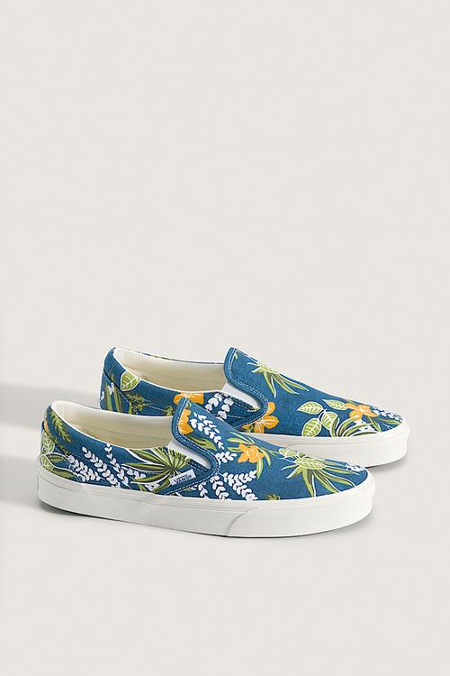 Classic Slip-On - Floral Navy