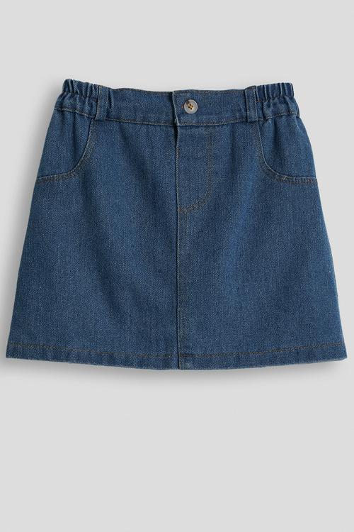 Denim mini skirt - blue