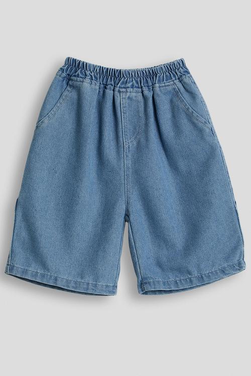 Denim carpenter shorts - blue