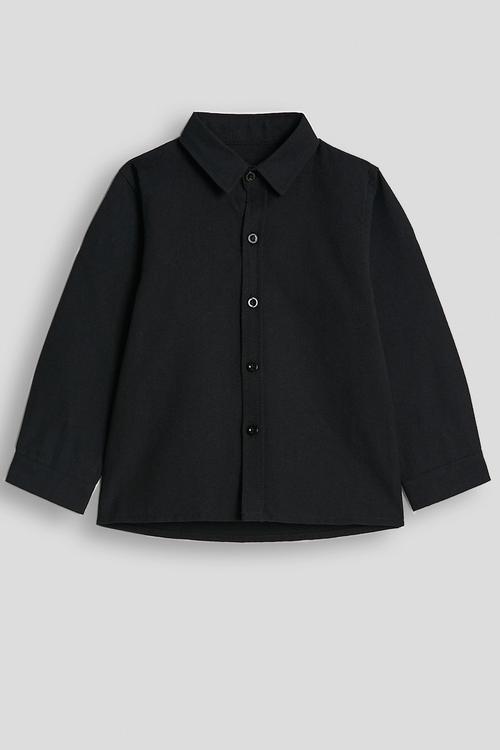 Cuffed shirt - black