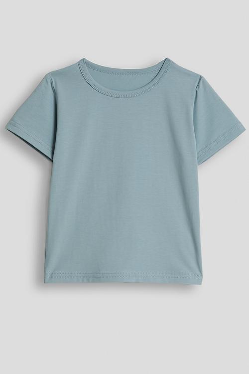 Crew neck tee - powder blue