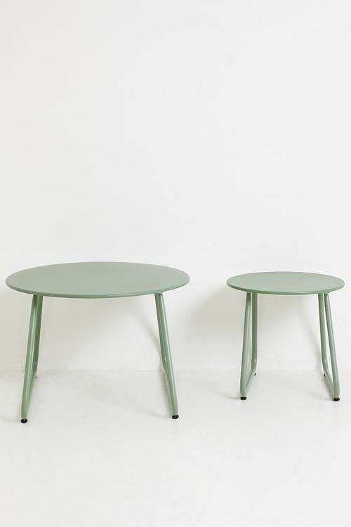 Side table set of 2 - Green