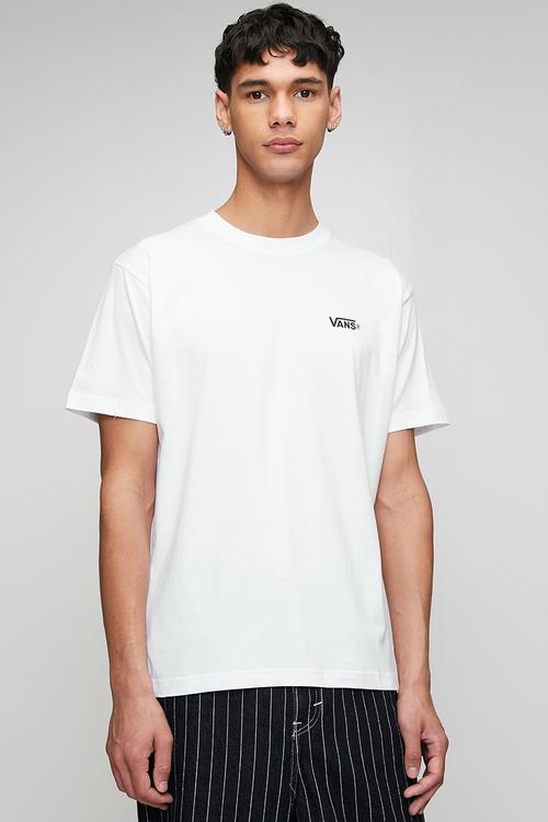 New Left Chest SS Tee - WHITE-BLACK