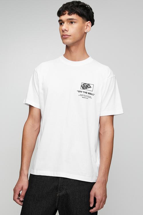 Stacked Hi SS Tee - WHITE