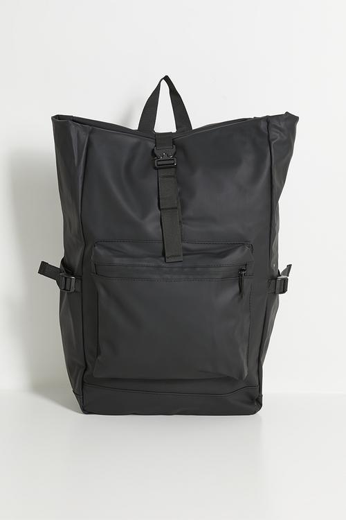 Rolltop backpack - black