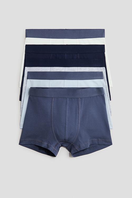 5-pack trunks - dusty blue/light blue