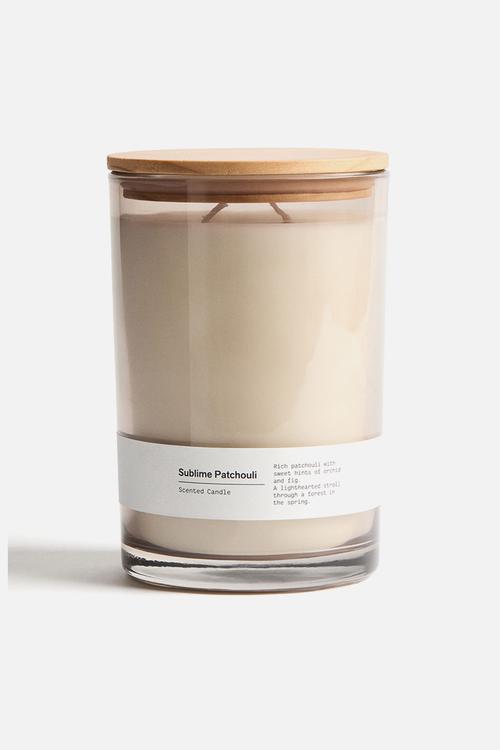 Two-wick scented candle - sublime patchouli