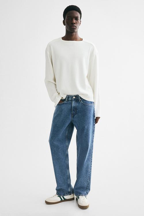 Relaxed jeans - denim blue
