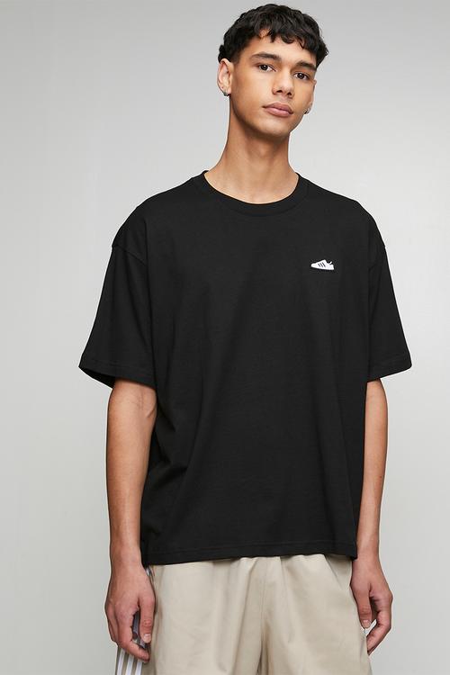 Superstar Emb Tee  - black