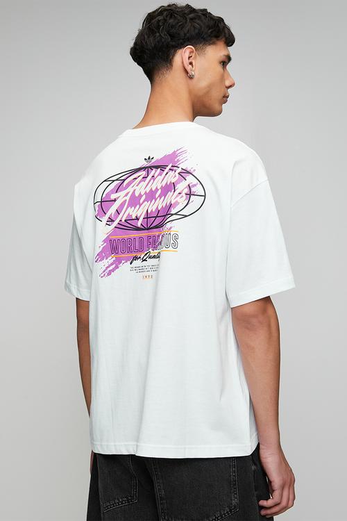 Originals World  Tee - White/Purple