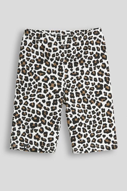 Biker shorts - leopard print
