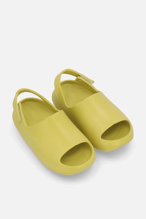 Slide sandals - apple green