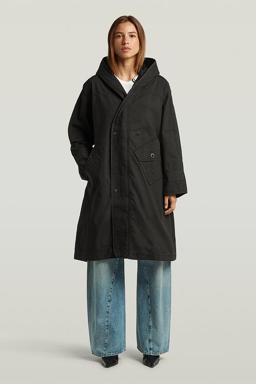 Fishtail parka wmn - dk black
