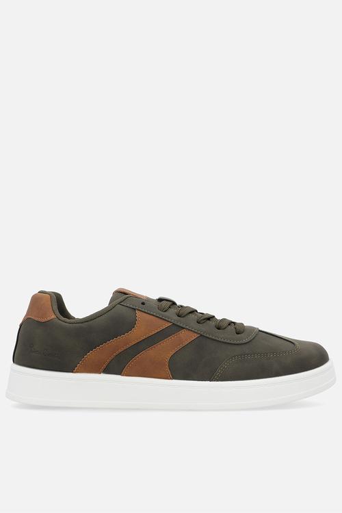 LONDON CASUAL LACE UP - Olive Tan