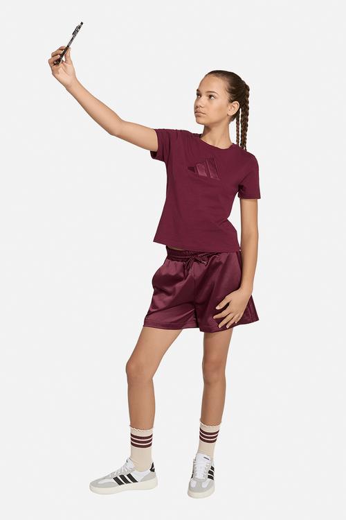 Jg Satin Short - Maroon
