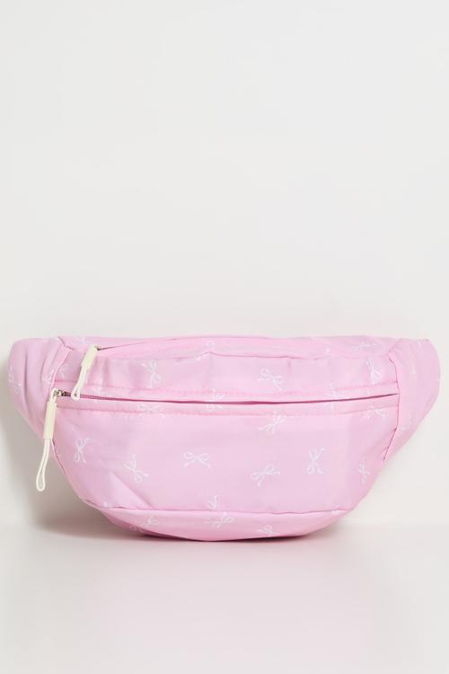 Waist pouch bag - pink/aop