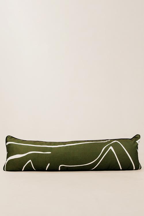 Mono Metric Square Linear Scatter - Green