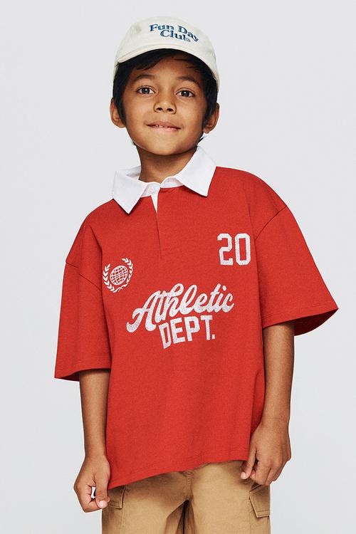 Sports Polo -  Heritage Red / Vanilla 20