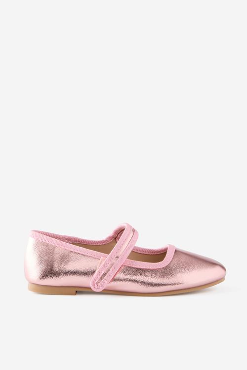 Olivia Ballet Flat - Pink/Metallic